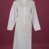 Star Dreamer White cotton nightdress Embroidery on yoke & full length sleeve, ¾ length Star Dreamer, Dawhaven Australia